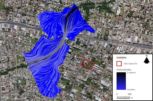 PARECER SOBRE A SITUAÇÃO DE INUNDAÇÃO RIBEIRINHA DA GLEBA SÍTIO SANTA FÉ EM GRAVATAÍ - RS